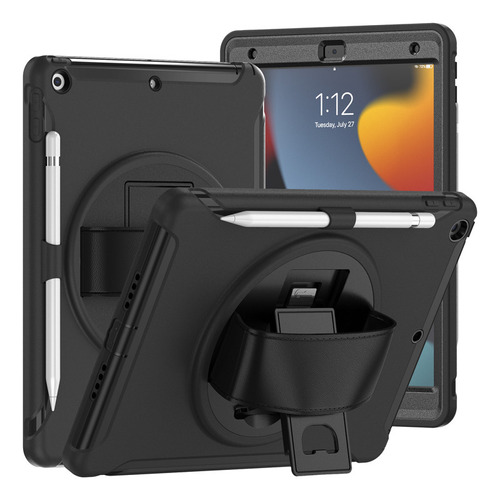 Funda De Tablet Lujo Para iPad 7/8/9th Gen 10.2in Stand