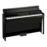 Piano Digital Negro 88 Teclas Con Base Korg G1b Air Black