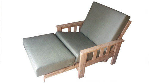 Futon Un Cuerpo C/ Pie Y Colchones En Placa / Envio Gratis