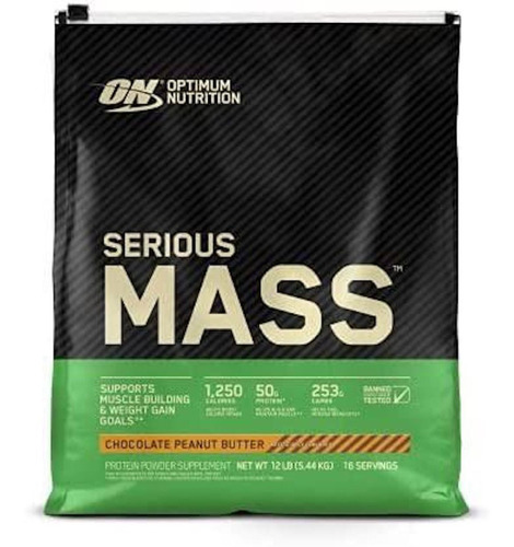 Proteina On Serious Mass 12 Lbs Crecimiento Muscular Dlc Sm1