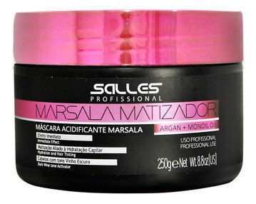 Máscara Matizadora Marsala Salles Profissional 250g