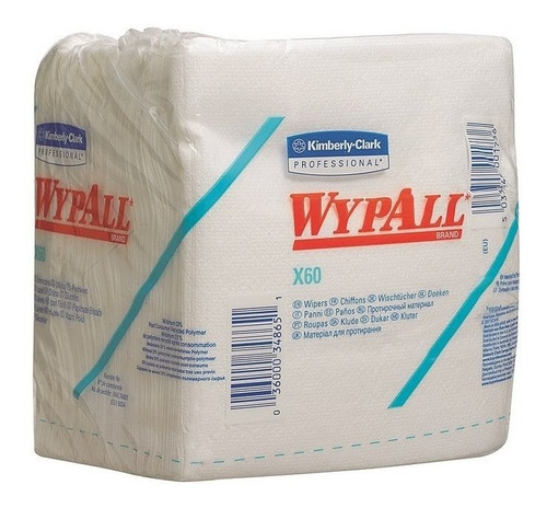 Paños Absorbentes Wypall X60 Power Pockets 76 Wipers Blancos