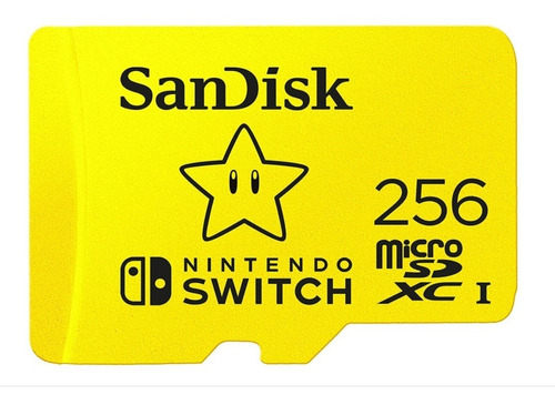 Tarjeta Sandisk Microsdxc Uhs-i Para Nintendo Switch 256 Gb