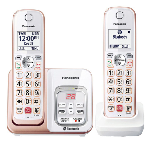 Panasonic Teléfono Inalámbrico Con Bluetooth Link2cell, Asis
