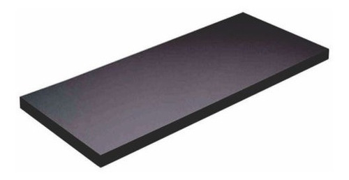 Prateleira 25mm Flutuantes Grossa 80x20 Mdf Preto 80x20cm