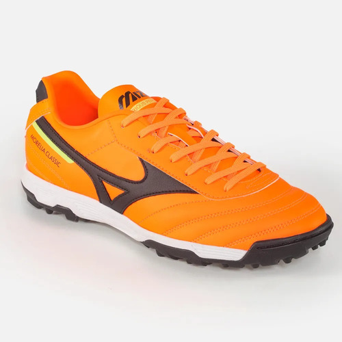 Chuteira Mizuno Morelia Classic As Society Laranja Cod:16578