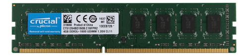 Memoria Ram Pc Crucial Ddr3l 4gb 1600mhz Ct51264bf160b