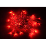 Cadena De Guirnaldas De Luces Karlling De 40 Led Rojas Que F