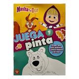 Revista Juega Pinta Colorear Pintar Masha Y El Oso