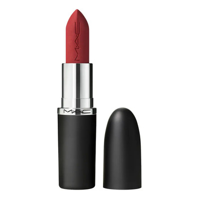 Labial MAC MACXIMAL Silky Matte 12 Horas | Tono Ring The Alarm | Cobertura Total Mate Sedoso | Enriquecido con Mantecas | Envío gratis