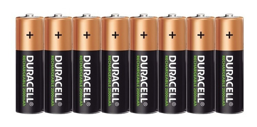 Bateria Duracell Recargable Aa   Pila 2500 Mah Con 8 Piezas