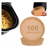 Forma Descartável Air Fryer Forro Papel Fácil De Usar 100pç