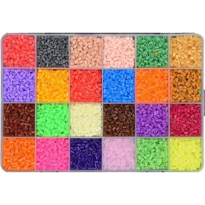 24 Colores Fusibles Cuentas Hama Beads Diy Juguete Educativo