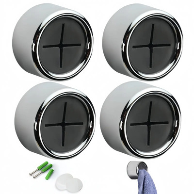 Gancho De Toalla Adhesivo Toallero Soporte Baño Cocina 4 Pzs