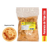 Pururuca De Trigo Lisa Para Fritar 1kg + Sal De Bacon