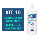 10 Repelente Gel Mavaro 1kg Mosquito Dengue Zica Chikungunya