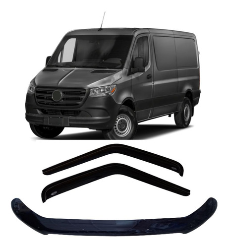 Deflector Capot + Ventanas Mercedes Benz Sprinter 2021-2023