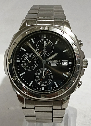 Impecable Reloj Japonés Seiko Cronógrafo 7t92 No Casio