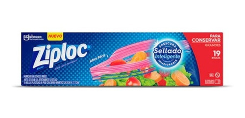 Bolsas Multiuso Para Conservar Ziploc Grandes 19 Unid