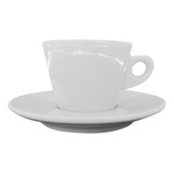 Set X6 Taza Con Plato De Cerámica 150 Ml 