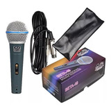 Microfono De Mano Gbr Beta49 Dinamico Con Cable Y Estuche