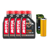 Kit Aceite Motul Sintetico 7100 10w50 Y Filtro Hf650 Ktm1290