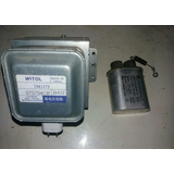 Kit 3 Magnetron 2m217j + 3 Capacitor Uf 75 