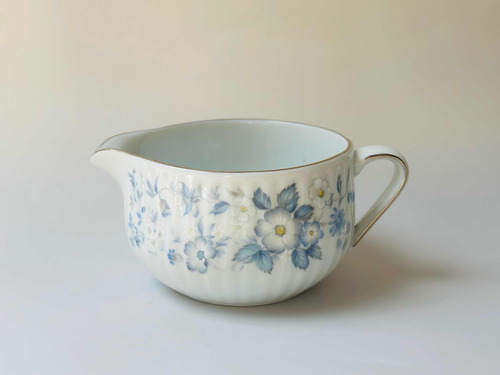 Cremera Lechera Jarra Tsuji Porcelana Vintage Floral Mikapao