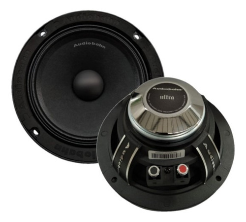 Par Medio Rango C/neodimio 6.5 Audiobahn Amd650u 150w Rms 