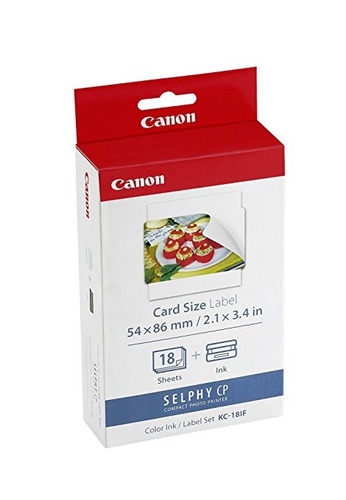 Canon Kc-18si Tinta Etiqueta Conjunto, Compatiable A Cp740, 