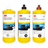 Combo Pulidor/abrillantador/lustre 3m - 3 Pasos - 946ml 3m