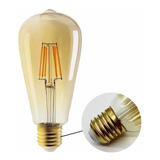 Bombillo Led Vintage Tipo Pera (st64) Decorativo (tipo Ediso