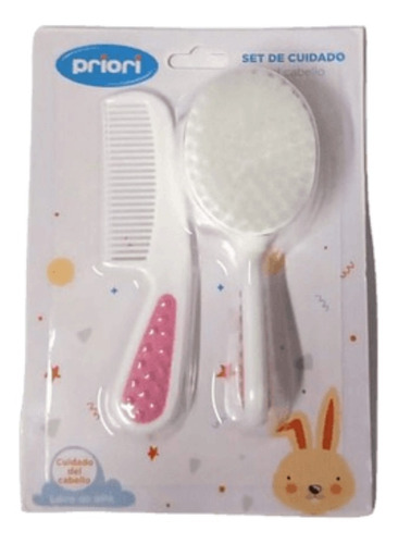 Set De Cuidado Para El Cabello Peine Y Cepillo Priori 1524