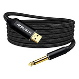 Cable Guitarra Usb Hosongin 10ft, Grabación Instrumentos,