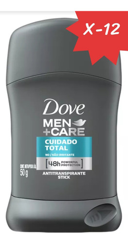 12 Dove Men + Care Fuerte Contra El Olor