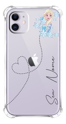 Capa Capinha Nome Personalizado Caminho Viagem Elsa