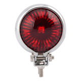 Luz Trasera Led Y Freno Stop Moto Para Bobber Chopper Cafe