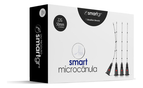 Smart Micro Cânula 22g X 50mm Caixa C/10 Unidades - Smart Gr