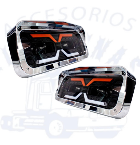 Juego Faros Kenworth T600/t800/w900 Premium