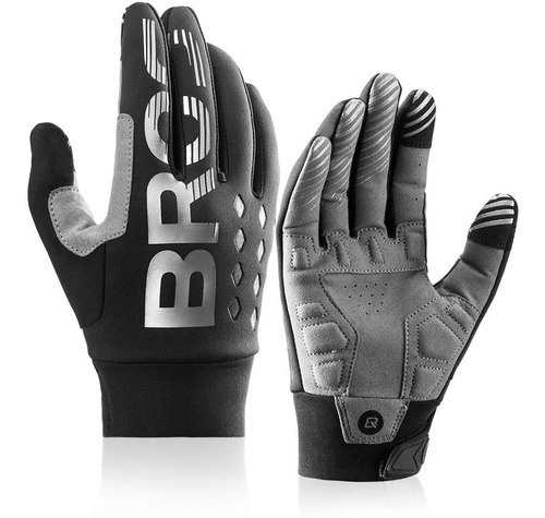 Guantes De Ciclismo Rockbros Termicos Con Touch Bicicleta