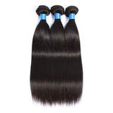 Cabello Humano Indio Ondulado Y Liso De 55 Cm Con 95 Gramos