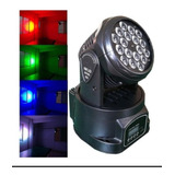 Cabezal Movil 18 Led Wash Rgbw Dmx Robot Fiestas Dj Spot