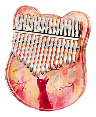 21 Thumbhard Kalimba Acrylic Clear Crystal Qin