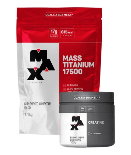 Mass Titanium 17500+ Creatina Monohidratada Max Titanium