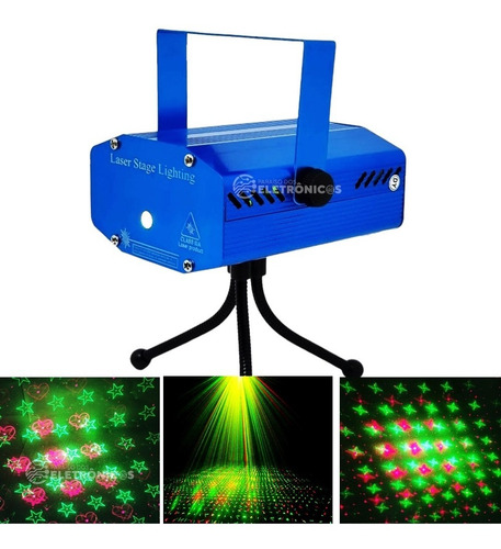 Canhão Laser Projetor Raios Holográfico Sd6m Discoteca