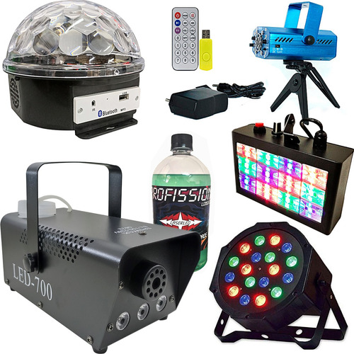 Kit Iluminação Pra Festa Decoração Completa Jogo De Luzes