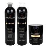 La Puissance Kit Nutrición Argán Shampoo + Acond. + Máscara