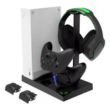 Base De Carga Y Ventilador Para Controladores Xbox Series S