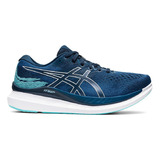 Tenis Asics Glideride 3 Mako Blue  French Blue