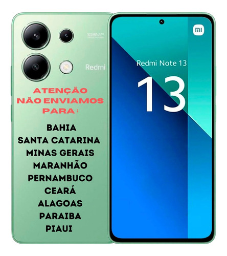 Redmi Note 13 128/8gb De Ram - Novo Lacrado 100% Original